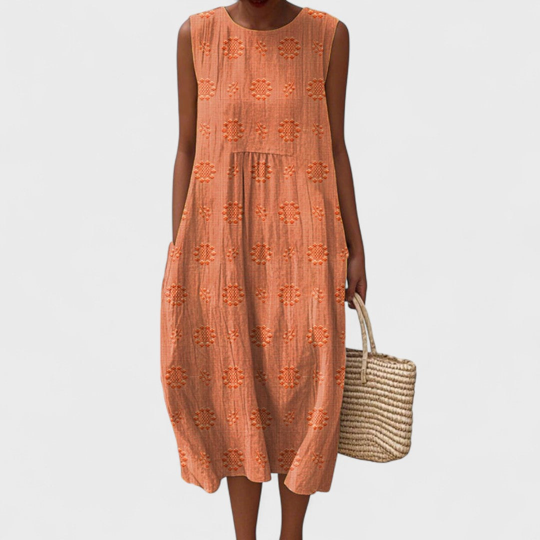 Aikaterini – Casual Chic Dress with Pockets