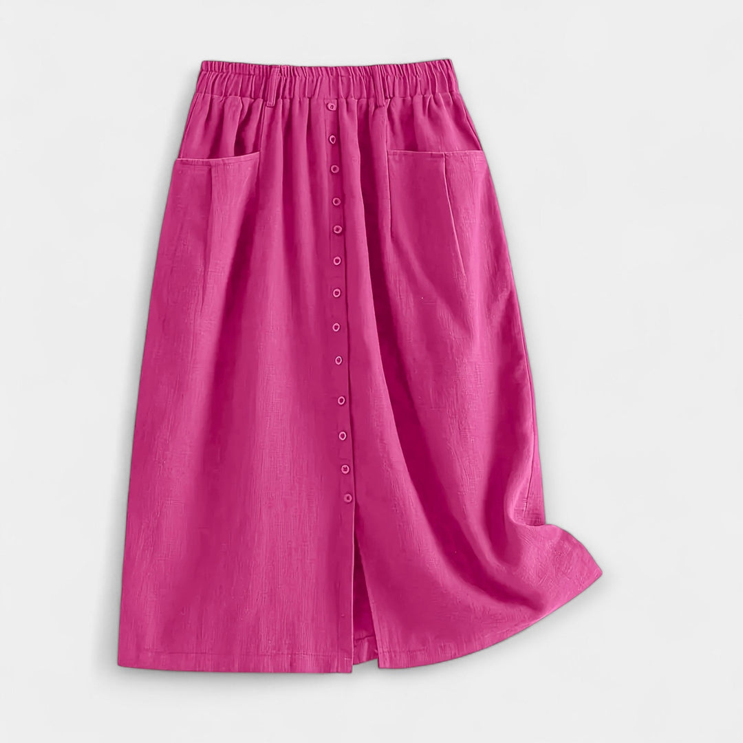 Midi skirt with vintage