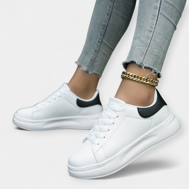 White Leather Sneakers