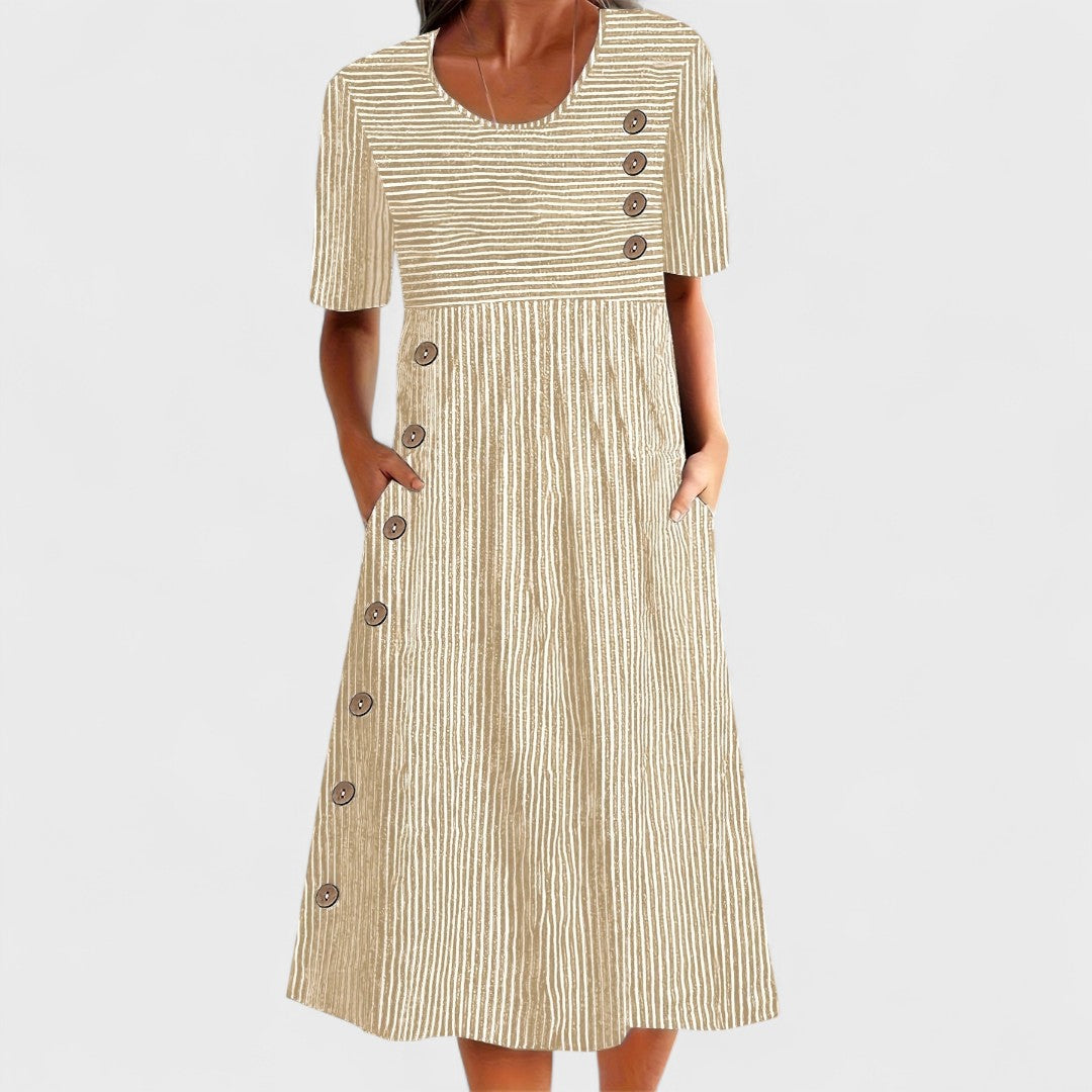 Sofia - Striped Summer Dress