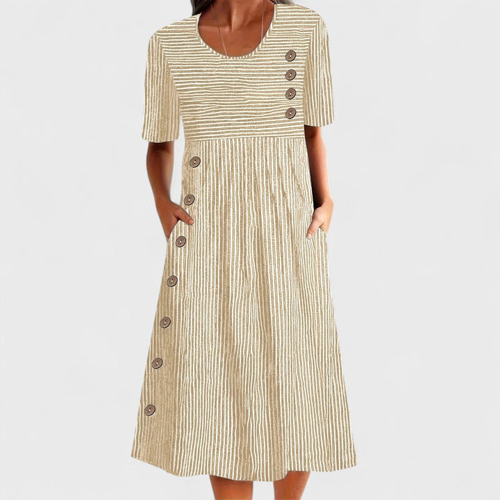 Sofia - Striped Summer Dress