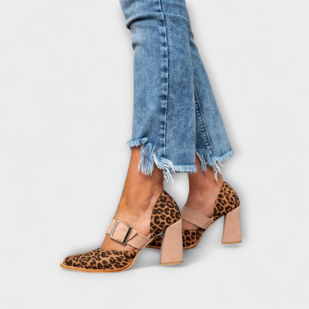 Lion Sandals with Heel