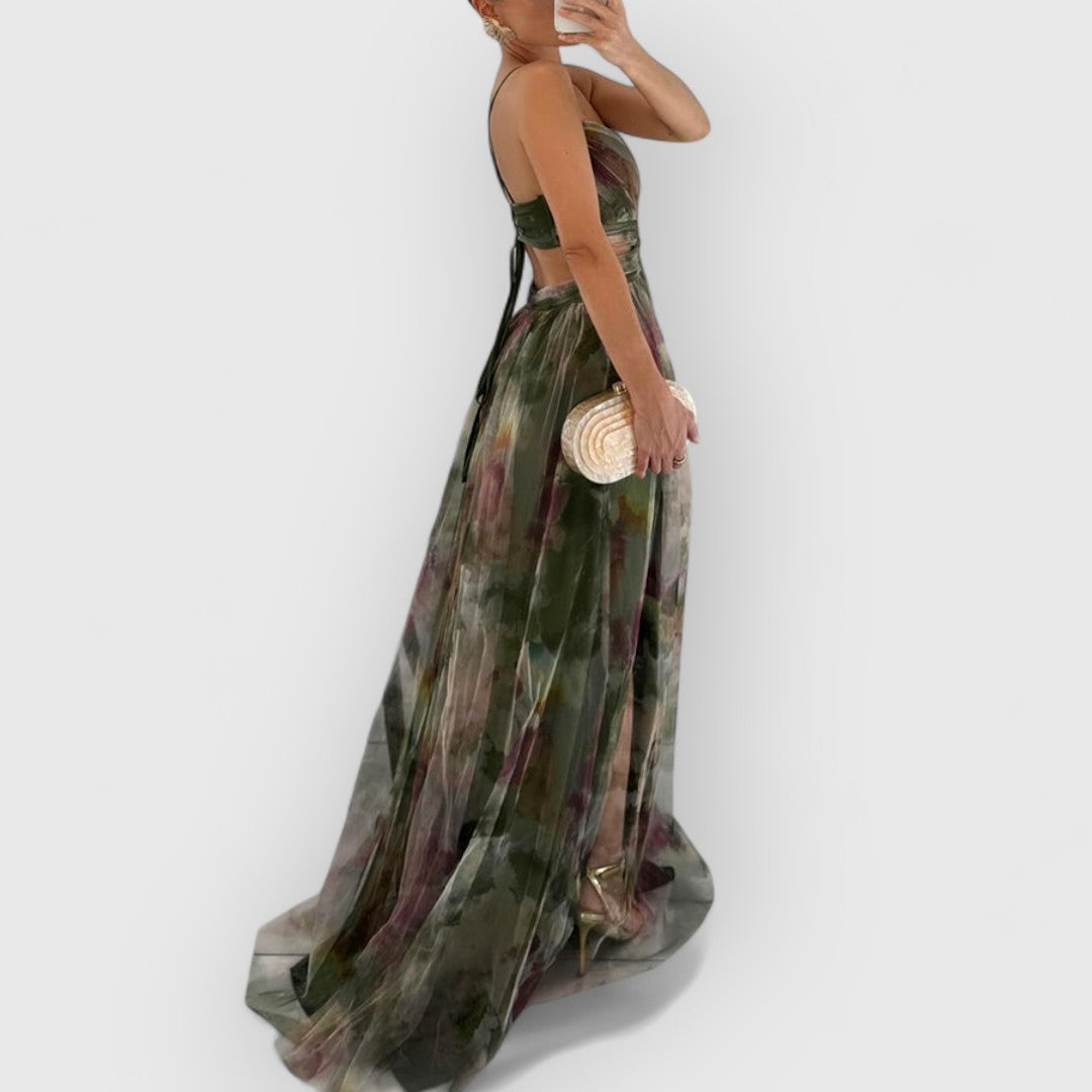 Verity - Long Dress with Floral Print