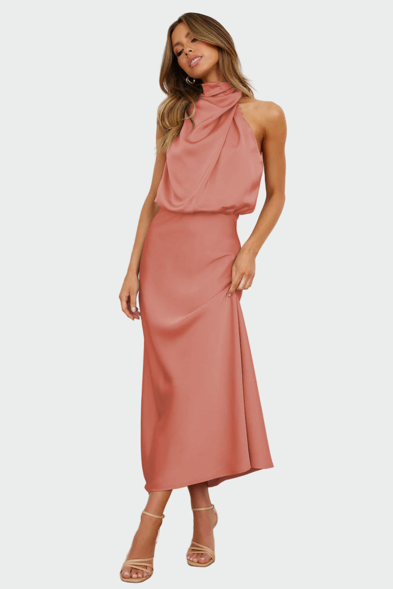 Elegant dress with open back