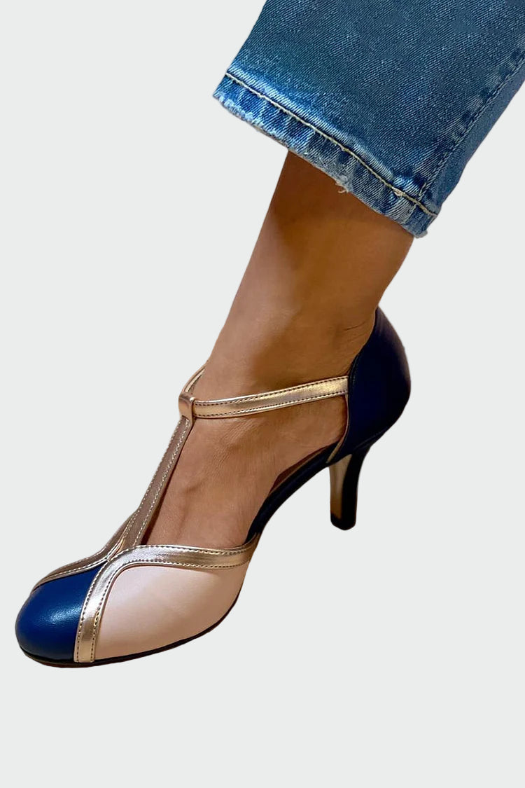 Retro Stiletto with T-Strap