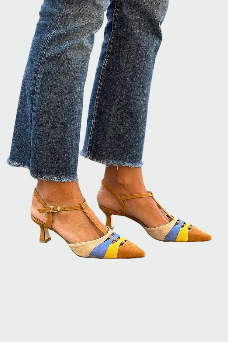 Low Heels with Colorful Detail