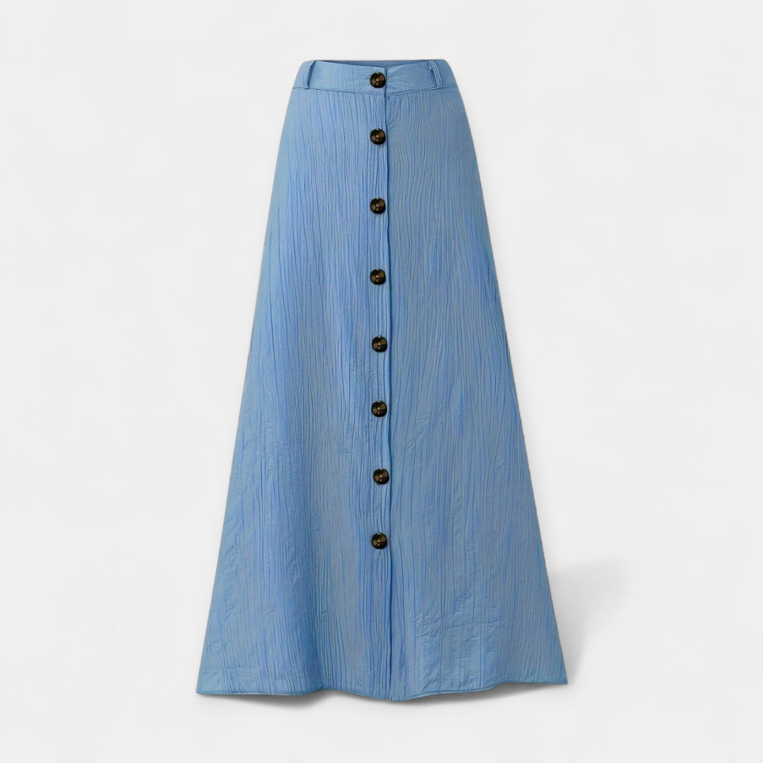 Transparent Midi Skirt with Slit