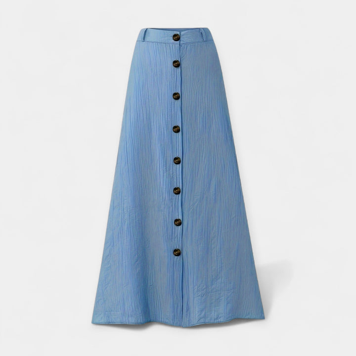 Transparent Midi Skirt with Slit