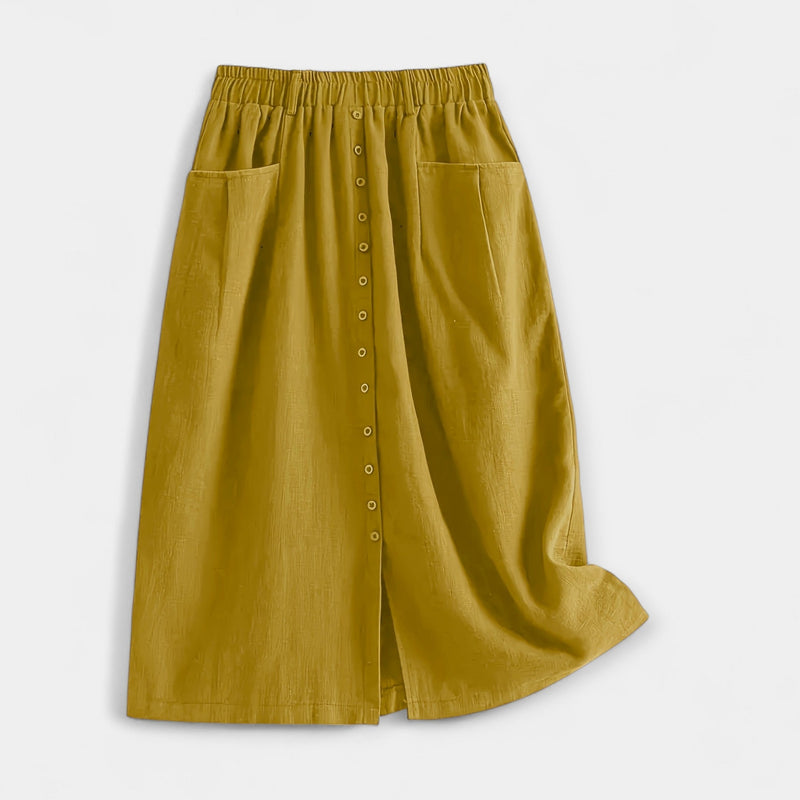 Midi skirt with vintage