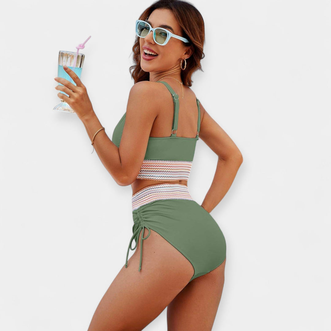 High-Waisted Bikini with Reinforcement