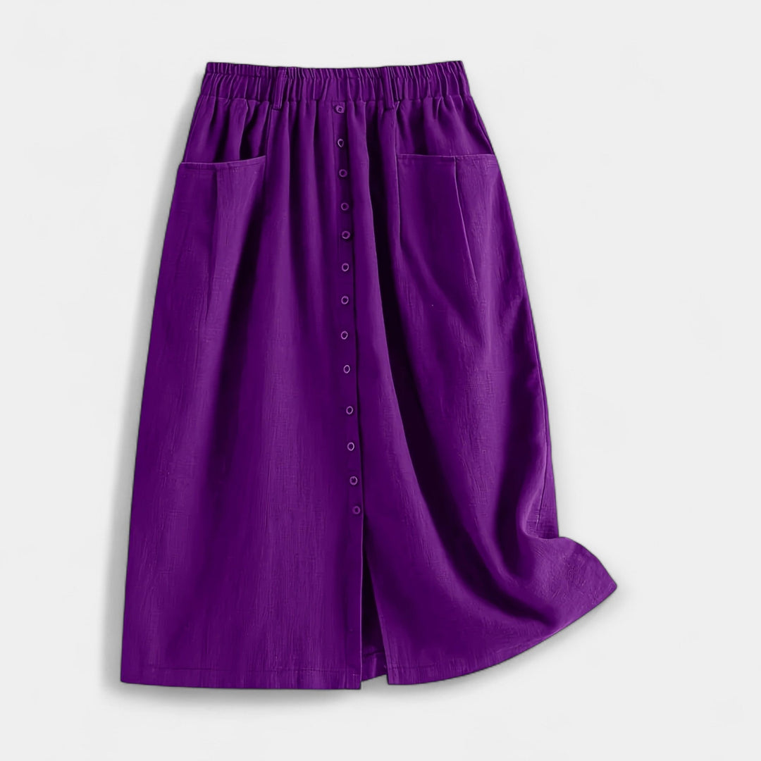 Midi skirt with vintage