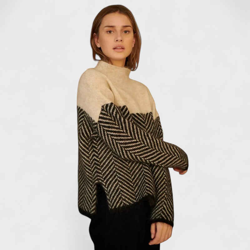 Adelie - Premium turtleneck in fine knit