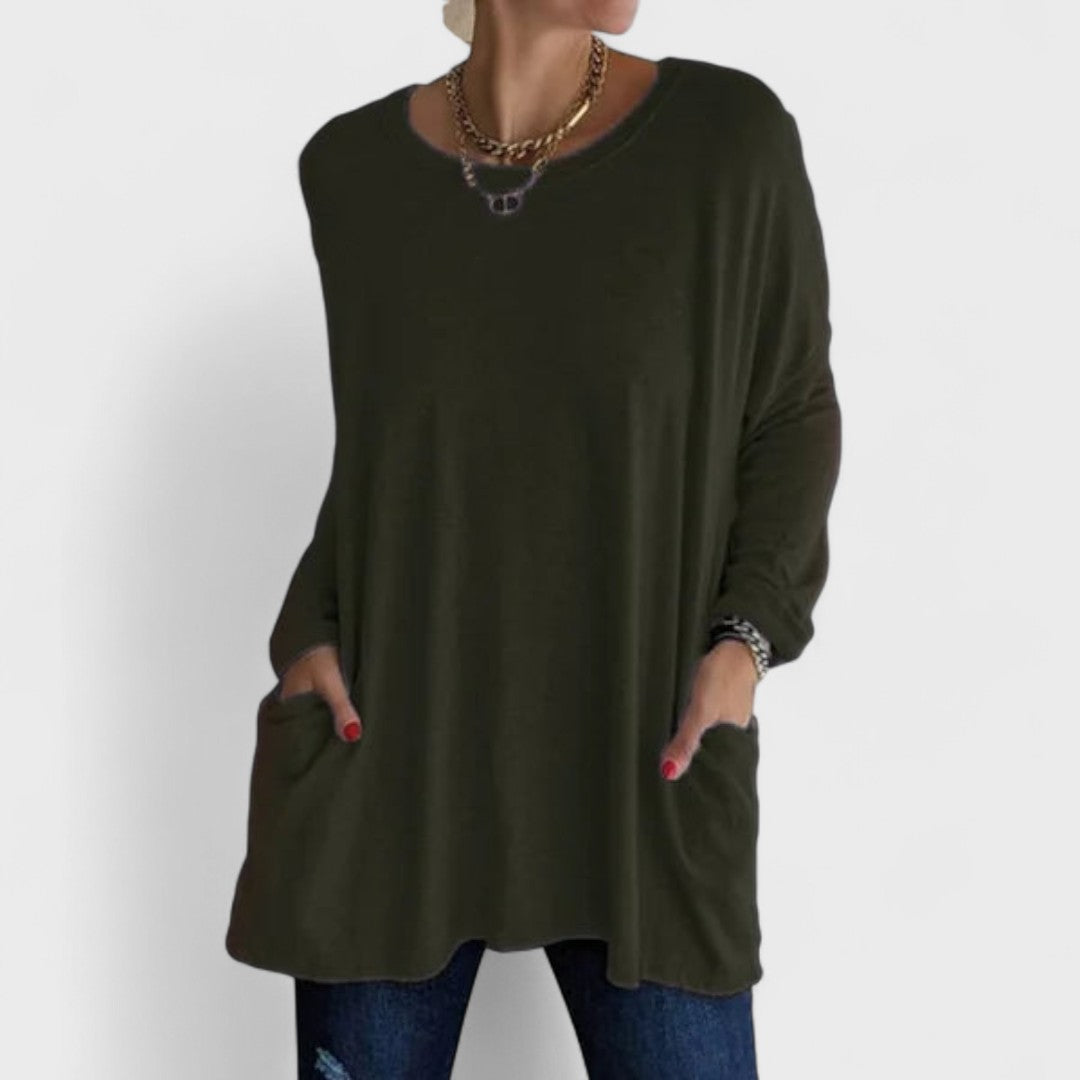Moira - Relaxed Long Sleeve Top