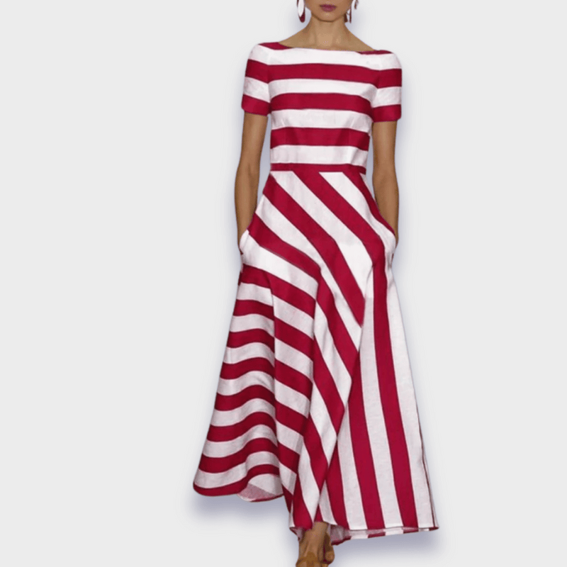 Janell - Long Striped Handmade Shirt