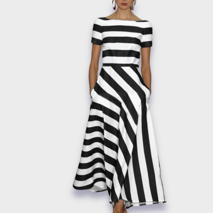 Janell - Long Striped Handmade Shirt