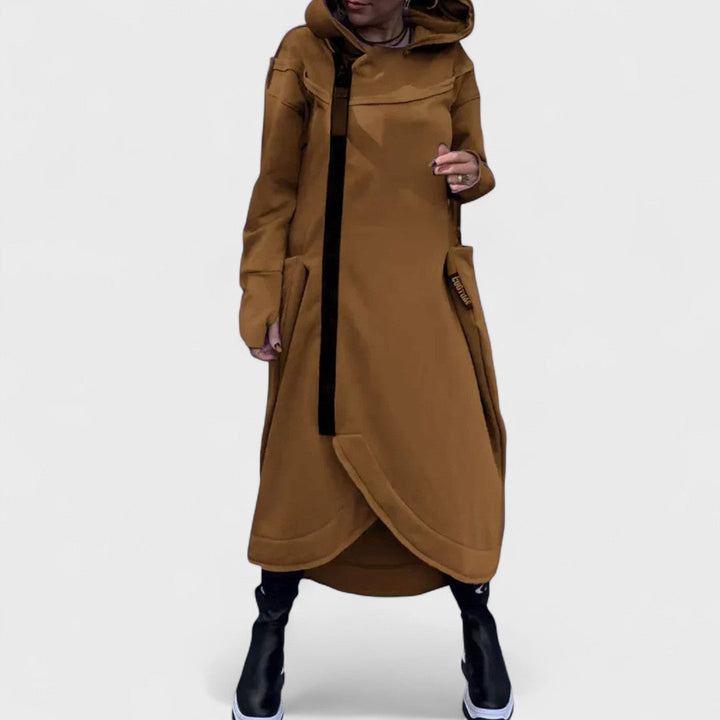 Mana - Long Zip-Up Hoodie in Lightweight, Breathable Fabric