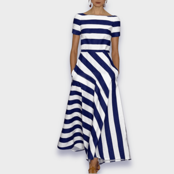Janell - Long Striped Handmade Shirt