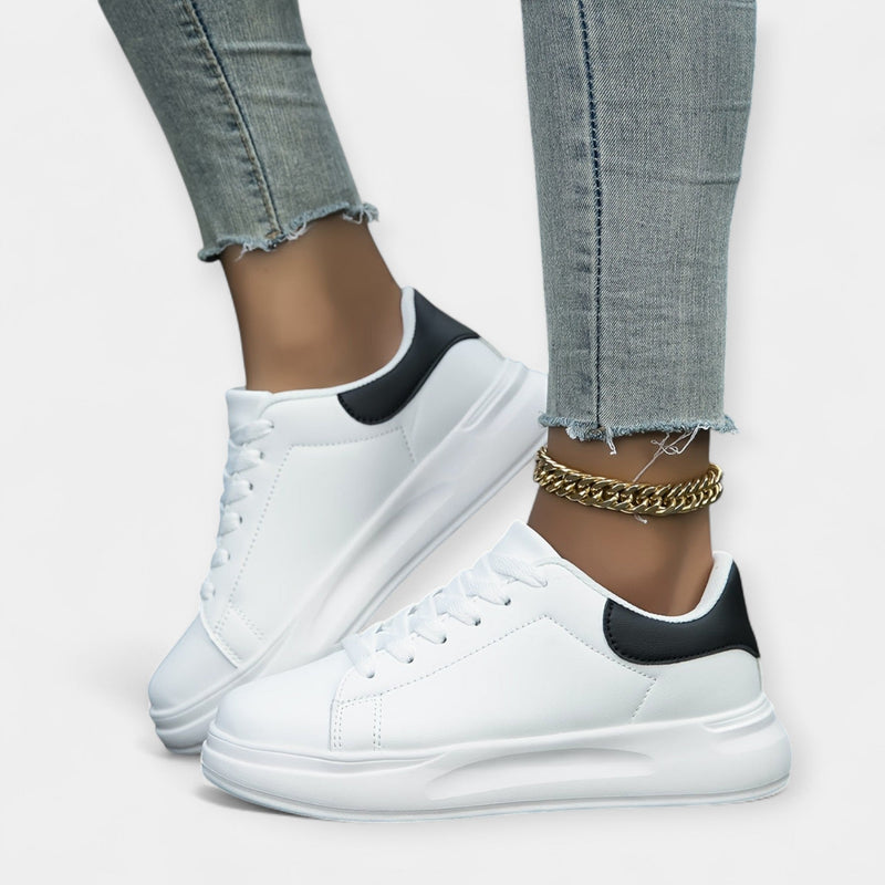 White Leather Sneakers