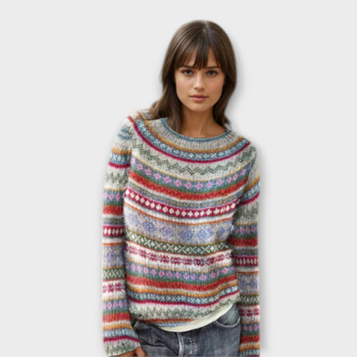 Manonin - Striped Casual and Comfortable Sweater