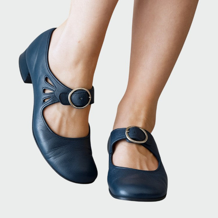 Alma – Classic Mary Jane Shoes with Buckle