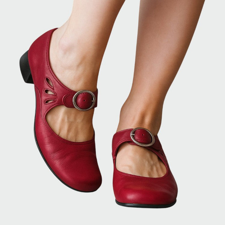 Alma – Classic Mary Jane Shoes with Buckle