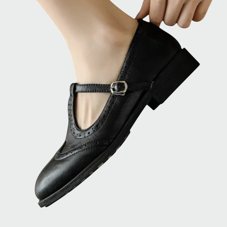 Alma – Elegant leather Mary Jane shoes