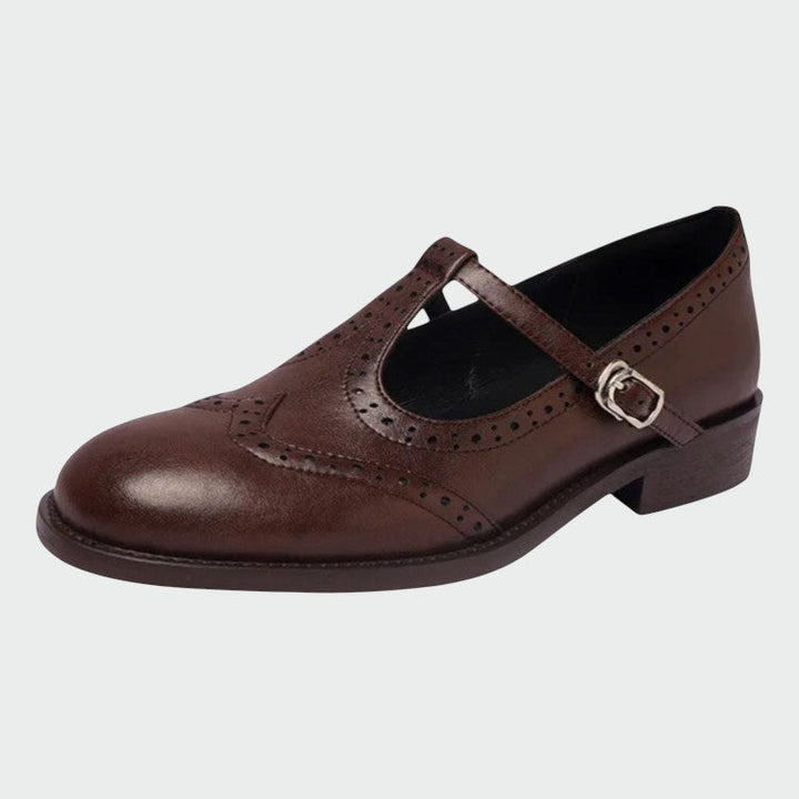 Alma – Elegant leather Mary Jane shoes
