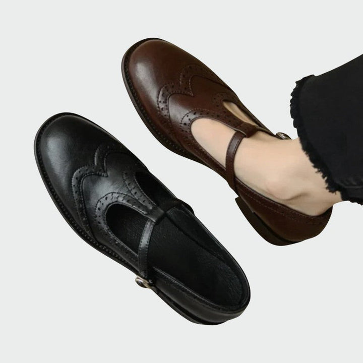 Alma – Elegant leather Mary Jane shoes