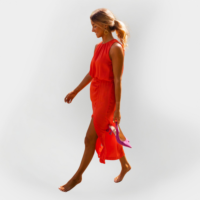 Dress with a Slit