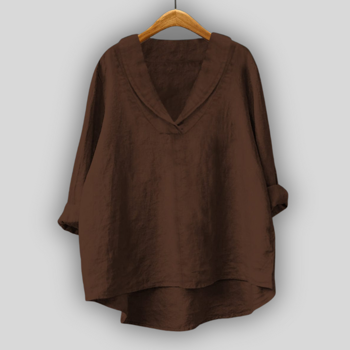 Lined Blouse Gold Aura