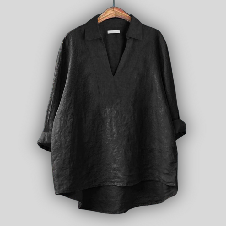 Lined Blouse Silver Elegance