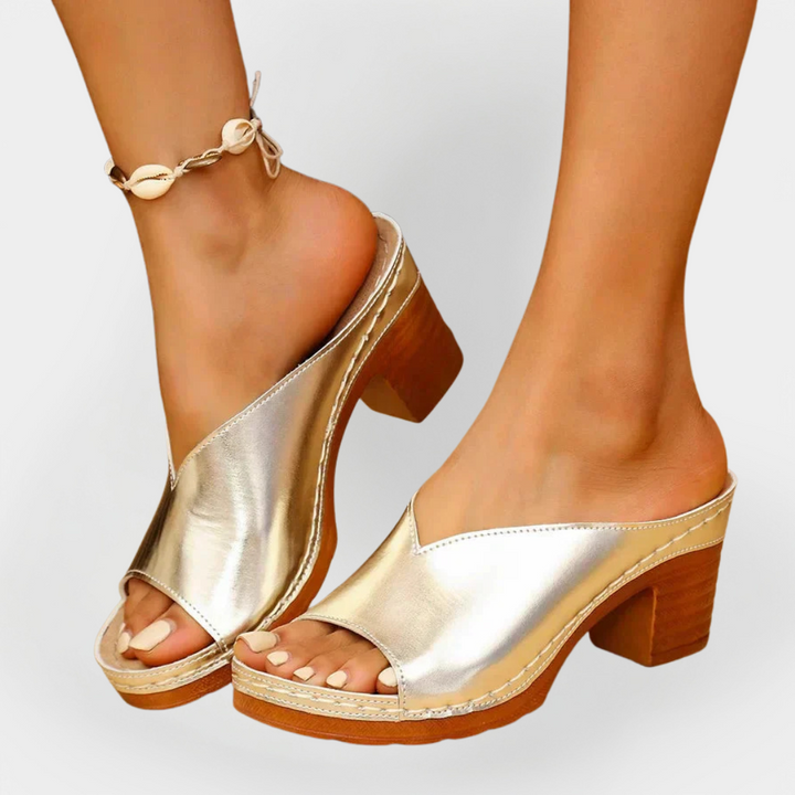 Orthopedic Sandals with Thicker Heel