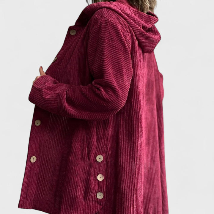 Cordia - Corduroy Hooded Jacket