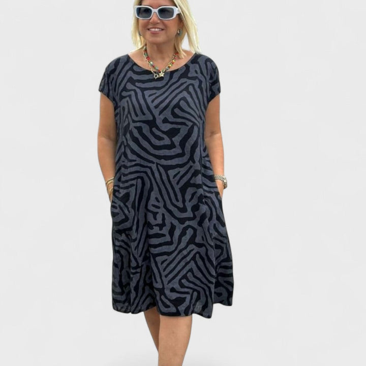 Nelia - Summer dress with beautiful print