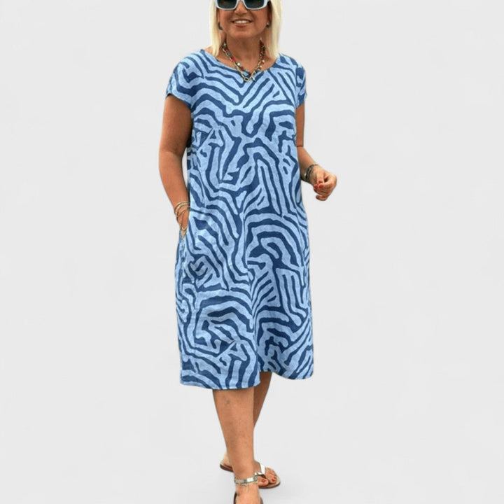 Nelia - Summer dress with beautiful print