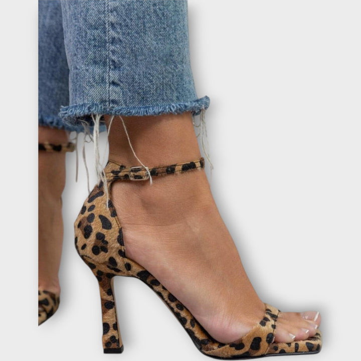 High Heels with Color Print