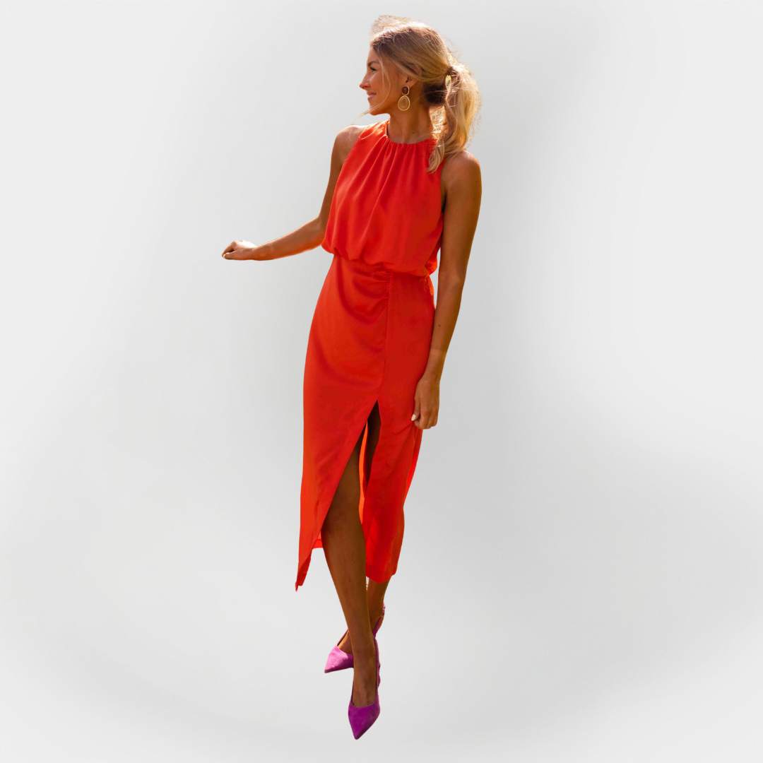 Dress with a Slit