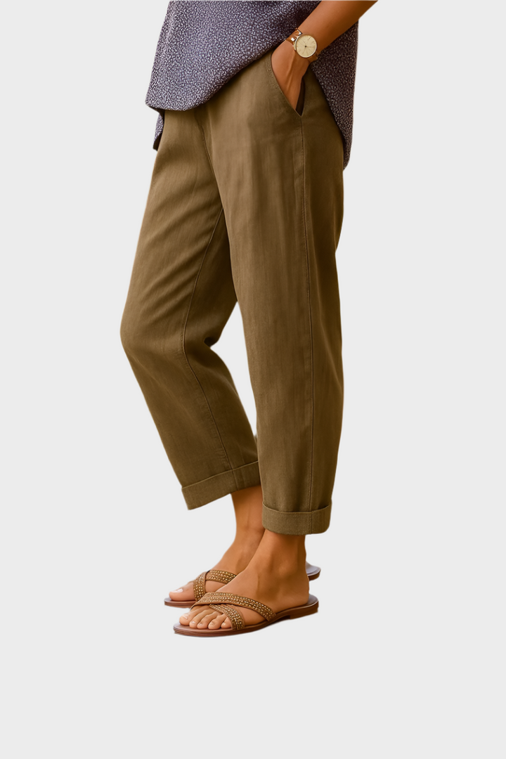 Summer Pants in Linen and Cotton