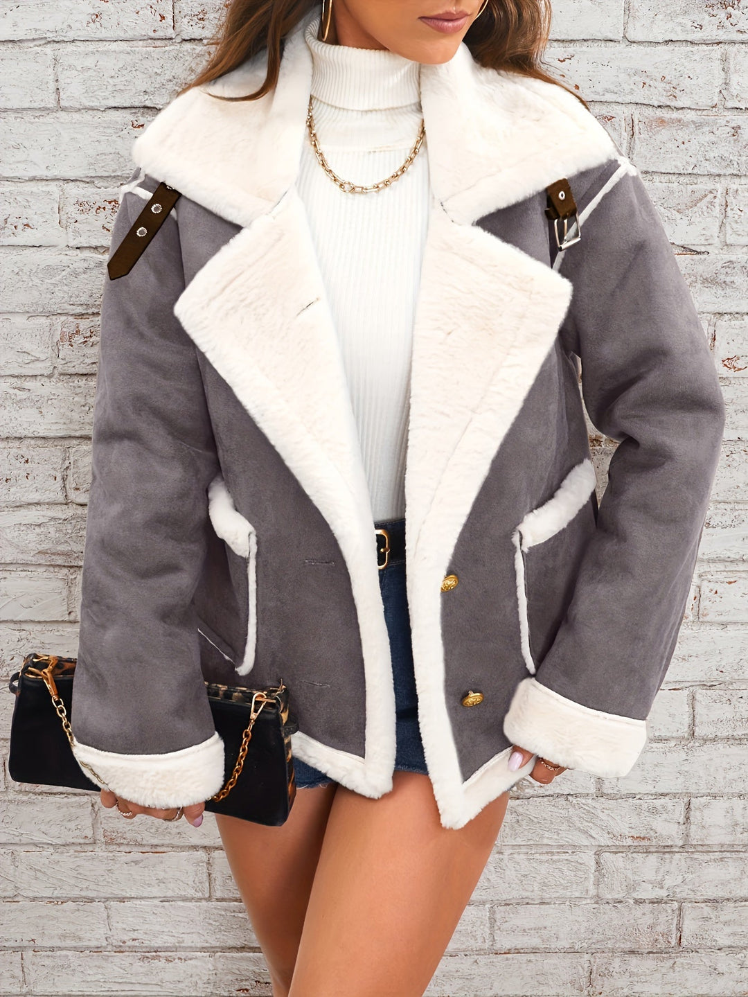 Isabella™ Winter Jacket Lined with Synthetic Fur