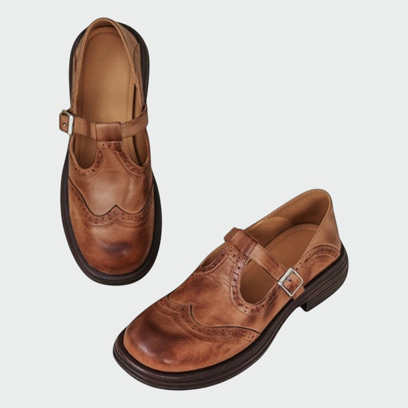 Alma – Elegant Leather Mary Janes