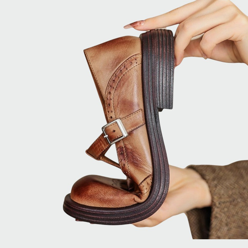 Alma – Elegant Leather Mary Janes