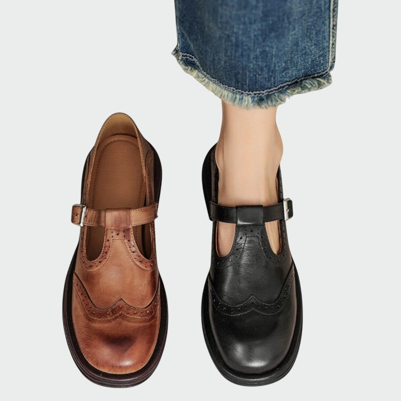 Alma – Elegant Leather Mary Janes