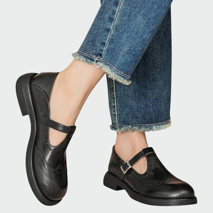 Alma – Elegant Leather Mary Janes