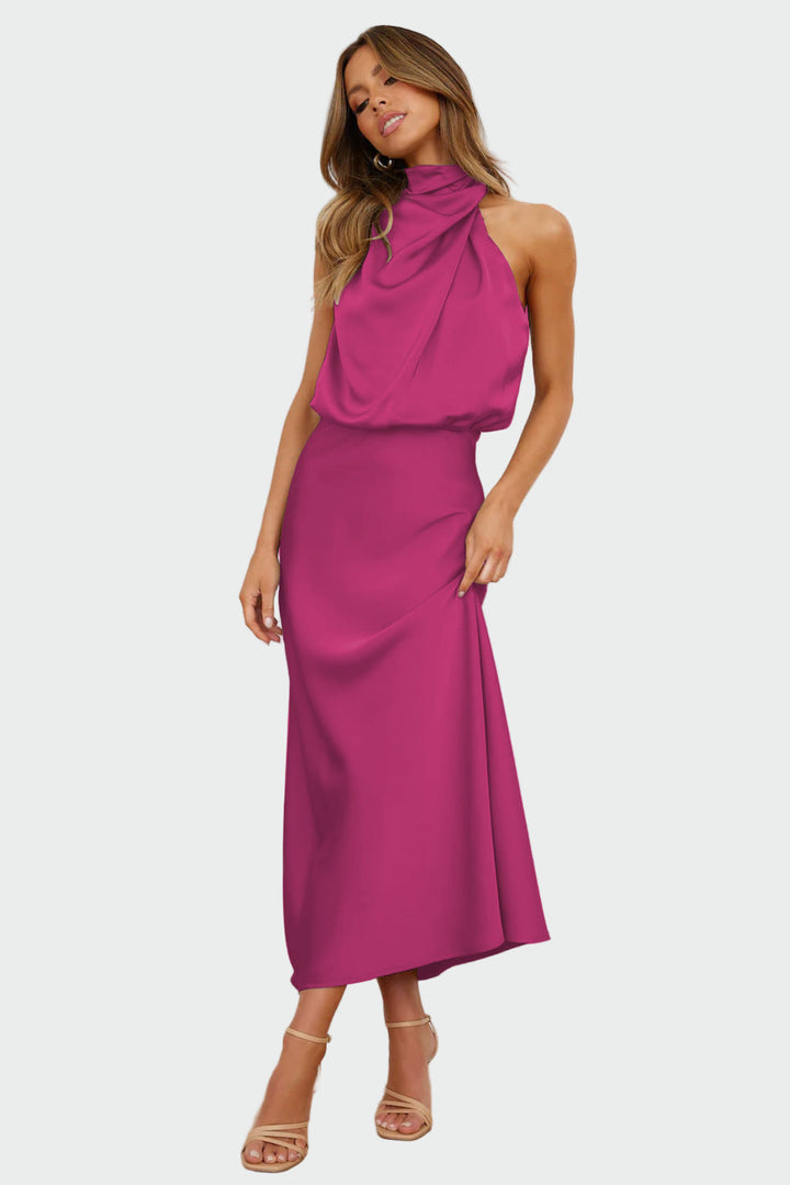 Elegant dress with open back