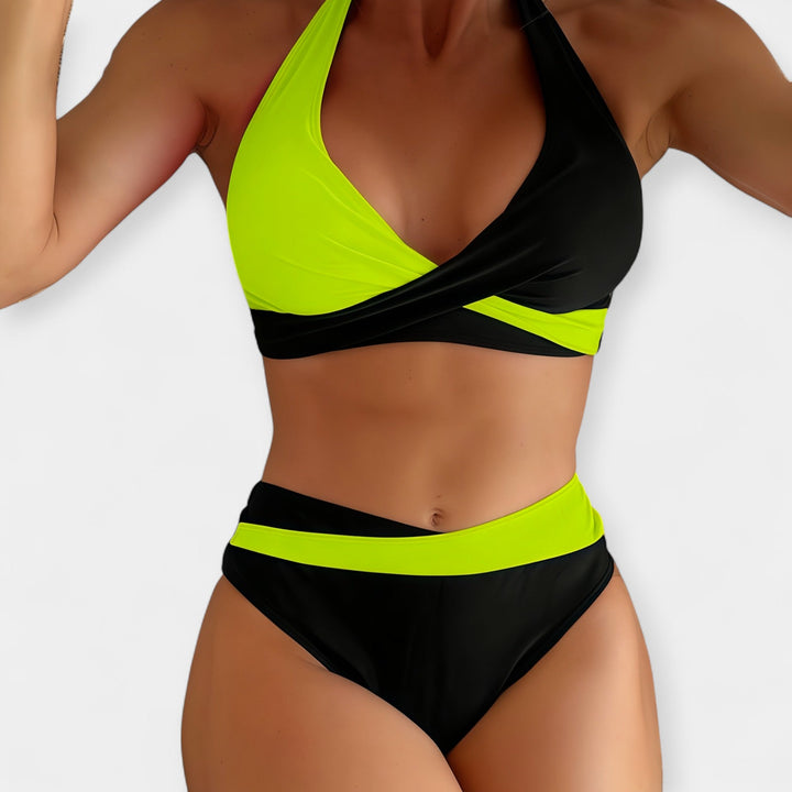 Bikini with Cross Neck