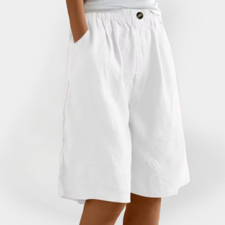 Lined Shorts with Pockets