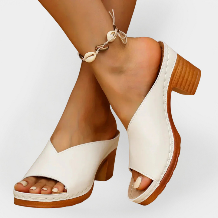 Orthopedic Sandals with Thicker Heel
