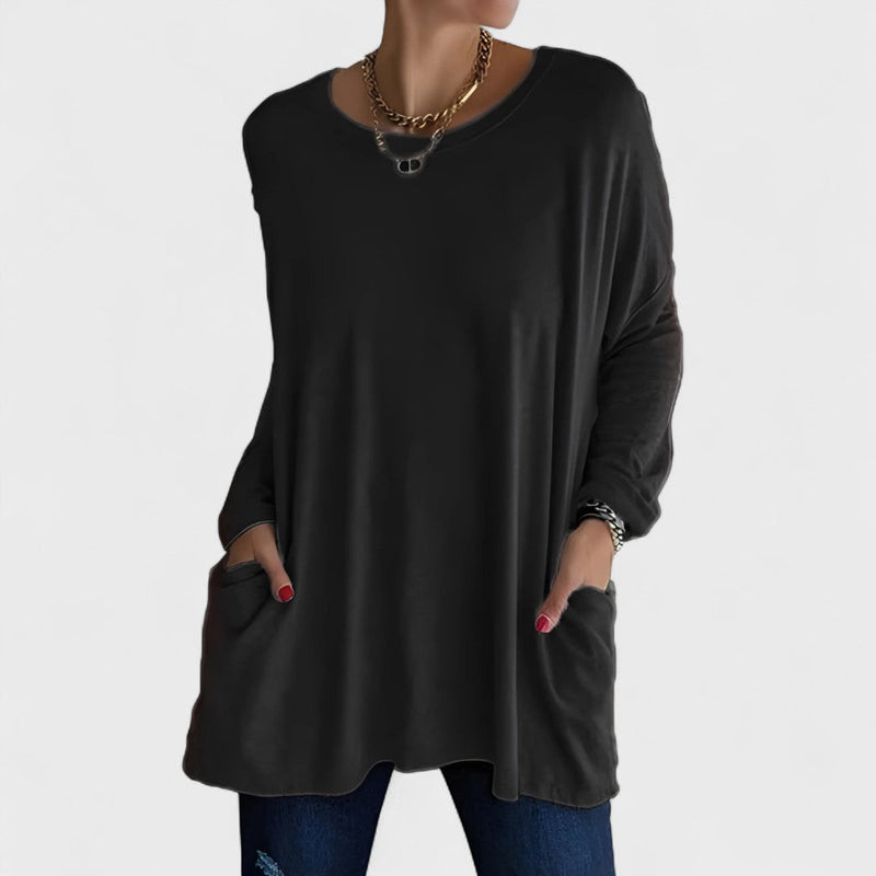 Moira - Relaxed Long Sleeve Top
