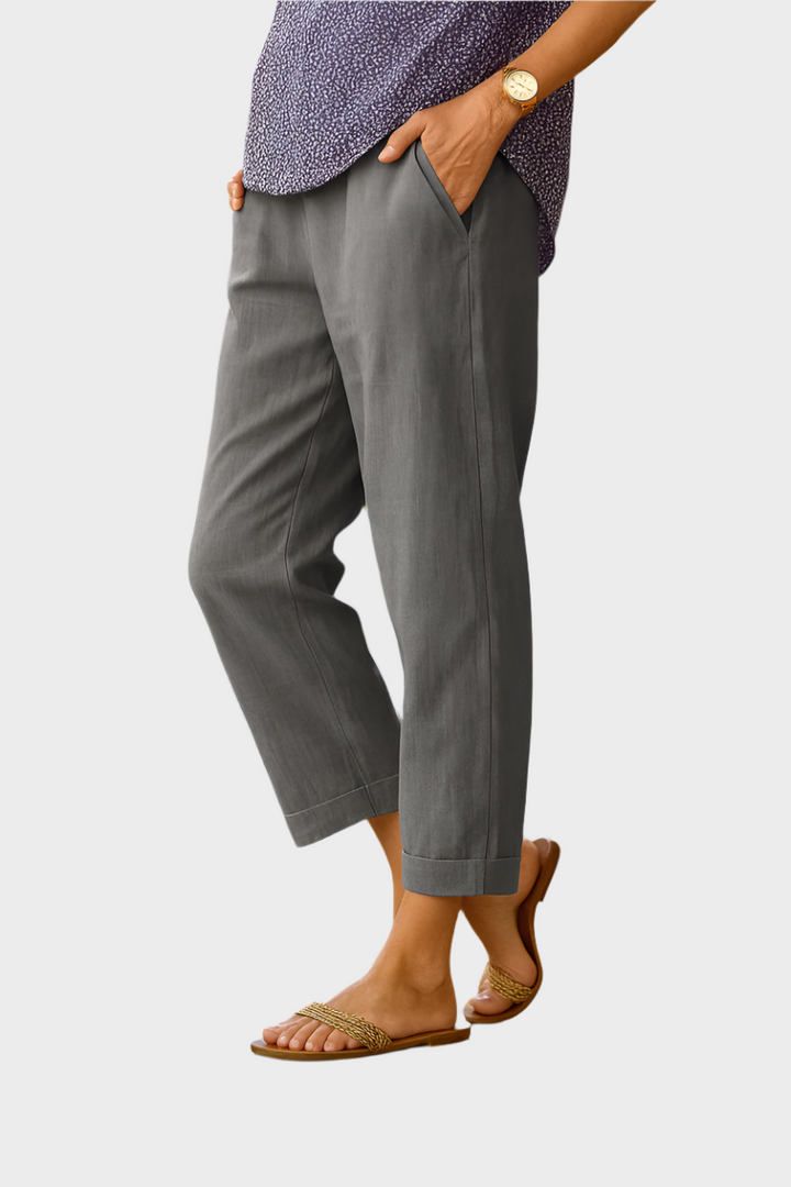 Summer Pants in Linen and Cotton