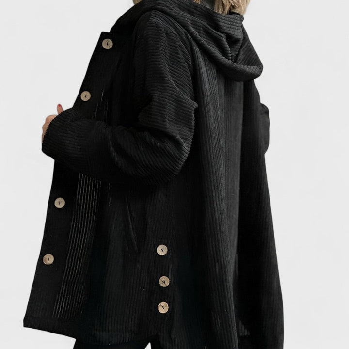 Cordia - Corduroy Hooded Jacket